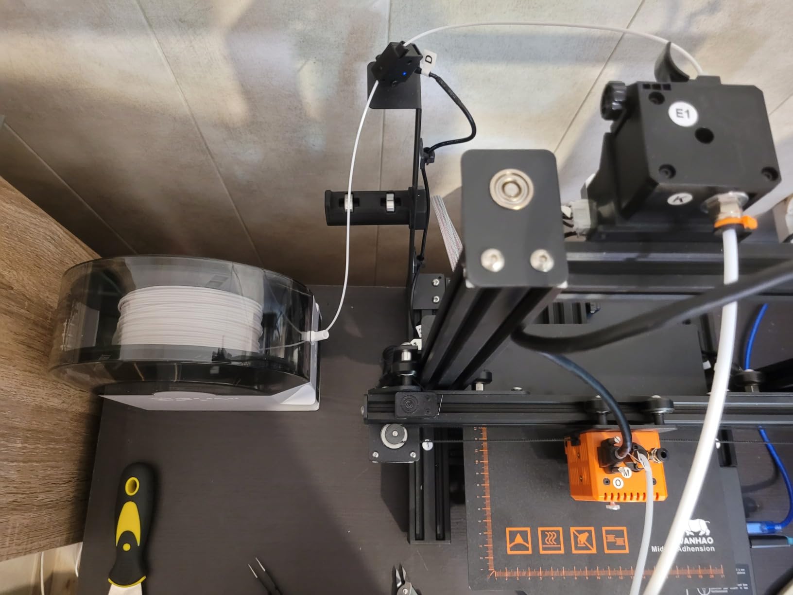 Imprimante = filament sec = succès