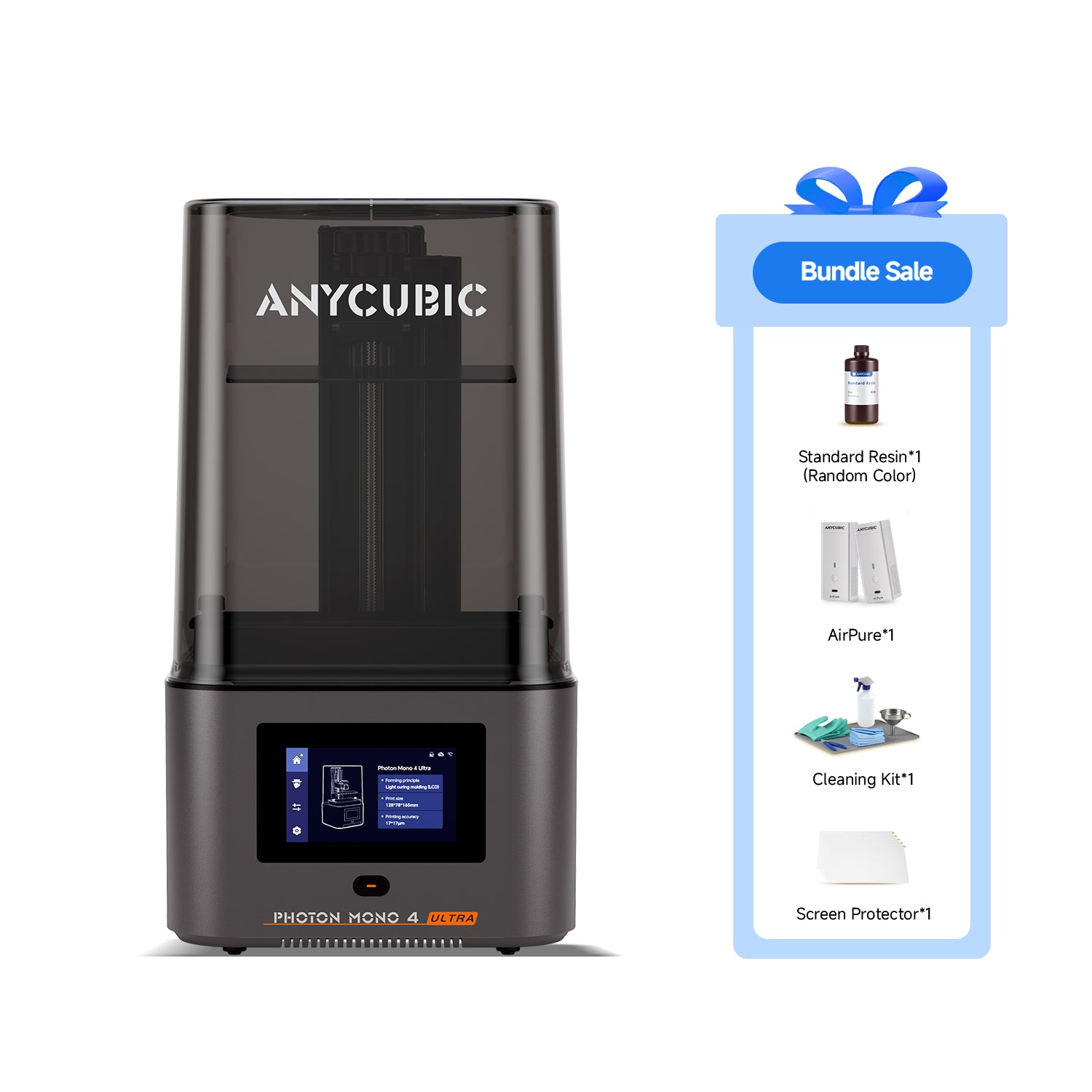 anycubic-photon-mono-4-ultra-enhanced-starter-bundle-pack-imprimante-r-sine-acce image 1