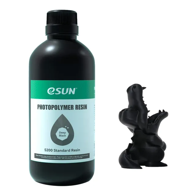 esun-s200-r-sine-standard-405nm-pour-imprimante-3d-lcd-500g-noir image 1
