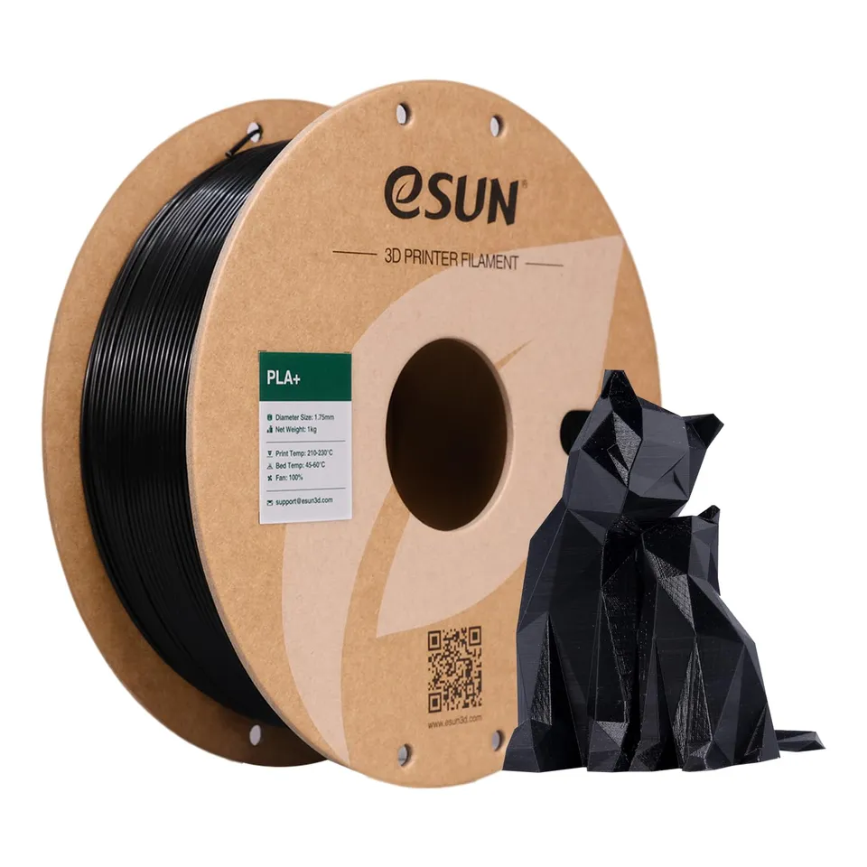 esun-pla-filament-1-75-mm-1-kg-noir image 1