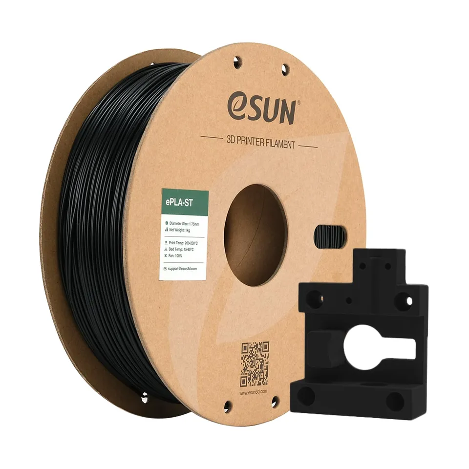 esun-pla-st-super-t-nacit-filament-1-75-mm-1-kg-noir image 1