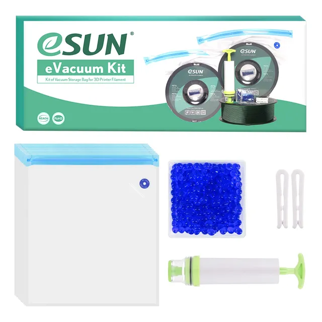 esun-kit-vide-10-sacs-stockage-filament-3d-avec-pompe-et-dessiccants image 1