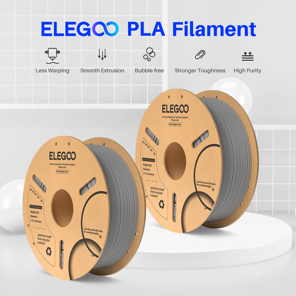 elegoo-filament-pla-rfid-gris-10-kg-filament-pour-imprimante-3d-fdm image 3