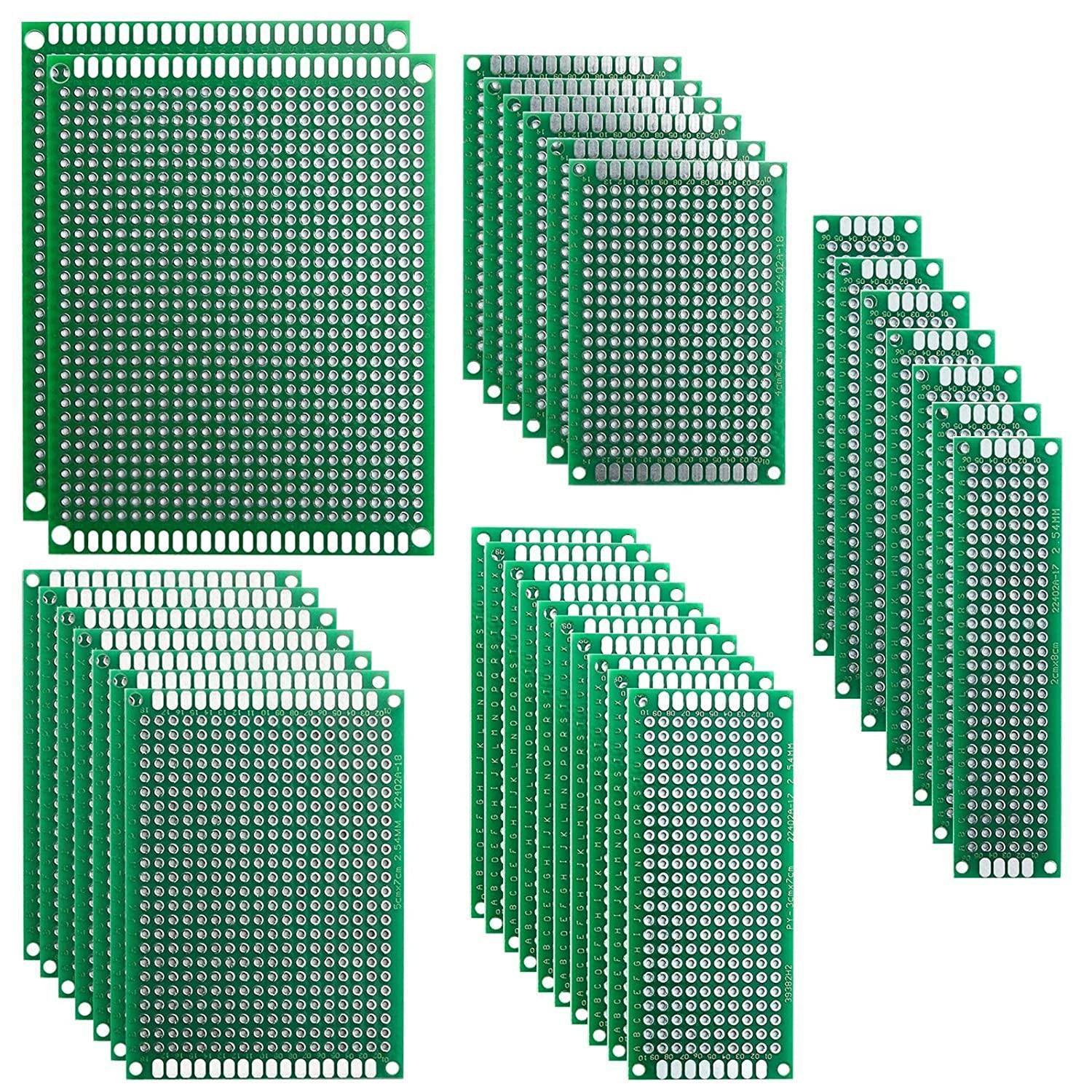 elegoo-kit-cartes-pcb-double-face-32-pi-ces-5-tailles-prototypage-arduino-diy image 1