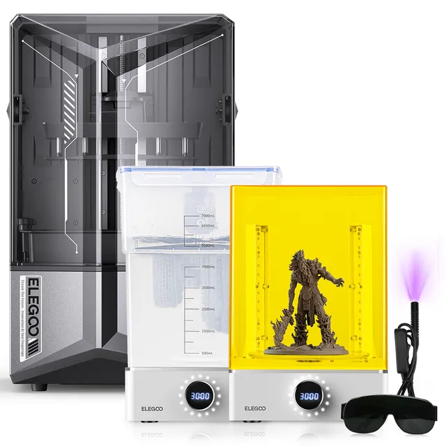elegoo-saturn-4-ultra-combo-avec-mercury-xs-imprimante-3d-r-sine-station-lavage- image 1