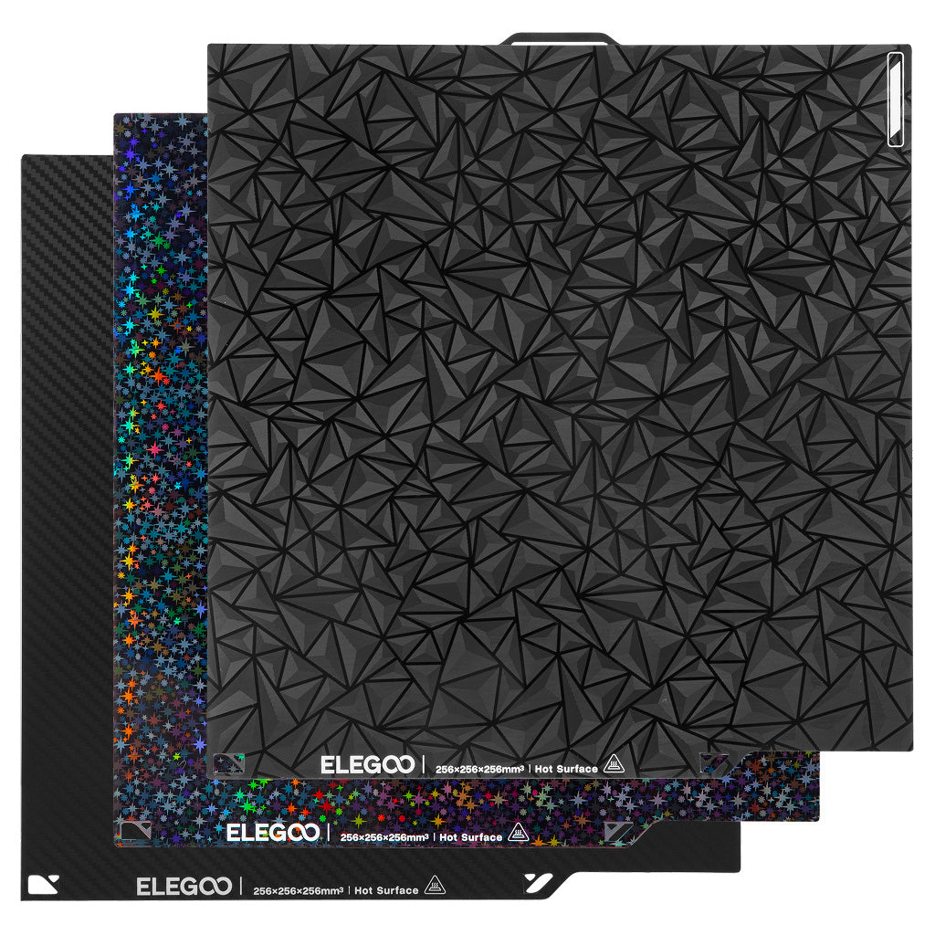 elegoo-centauri-carbon-pack-de-3-plateaux-d-impression-double-face image 1