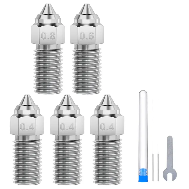 elegoo-kit-de-buses-en-acier-tremp-pour-neptune-4-neptune-4-pro-0-4-0-6-0-8-mm image 1