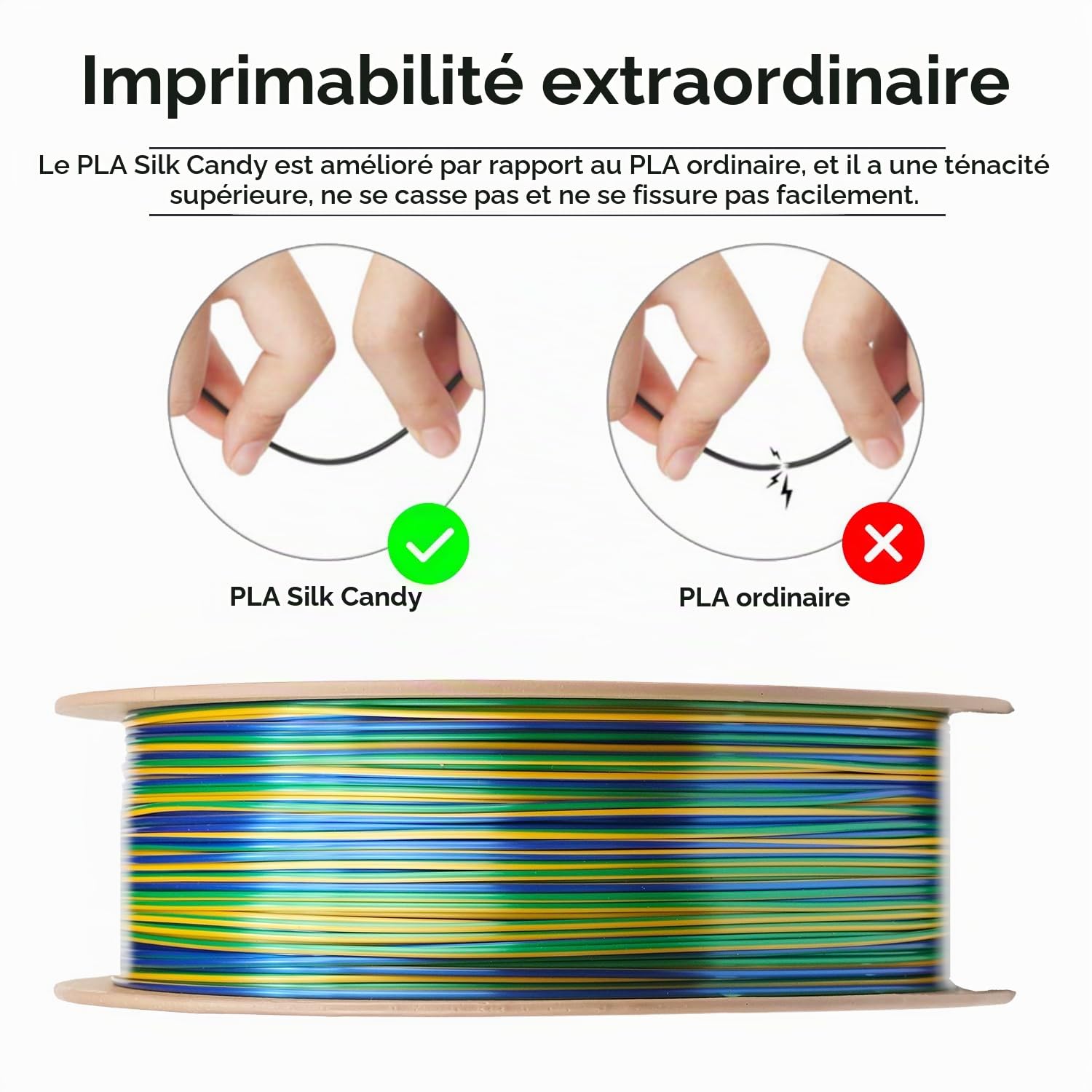 esun-pla-silk-candy-filament-1-75-mm-1kg-or-bleu-vert image 2