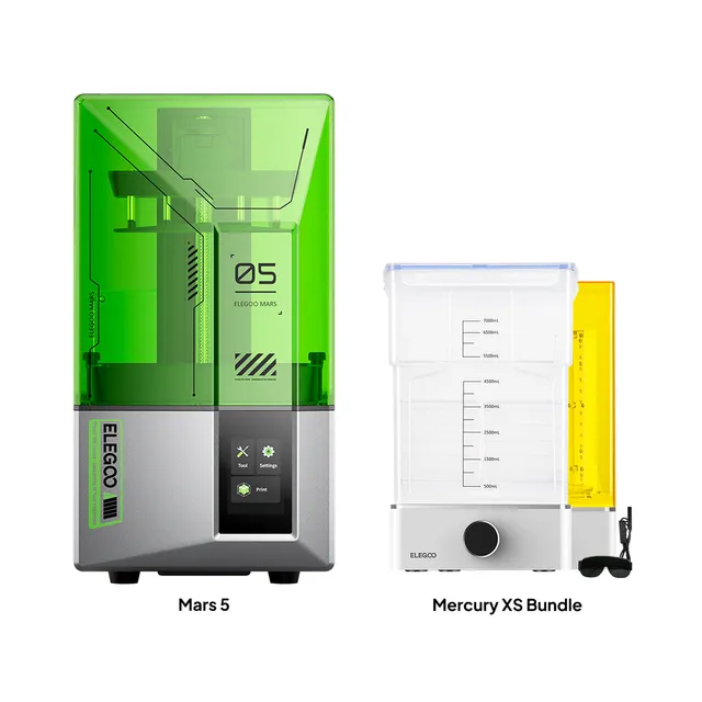 elegoo-mars-5-mercury-xs-bundle-imprimante-3d-r-sine-station-lavage image 1