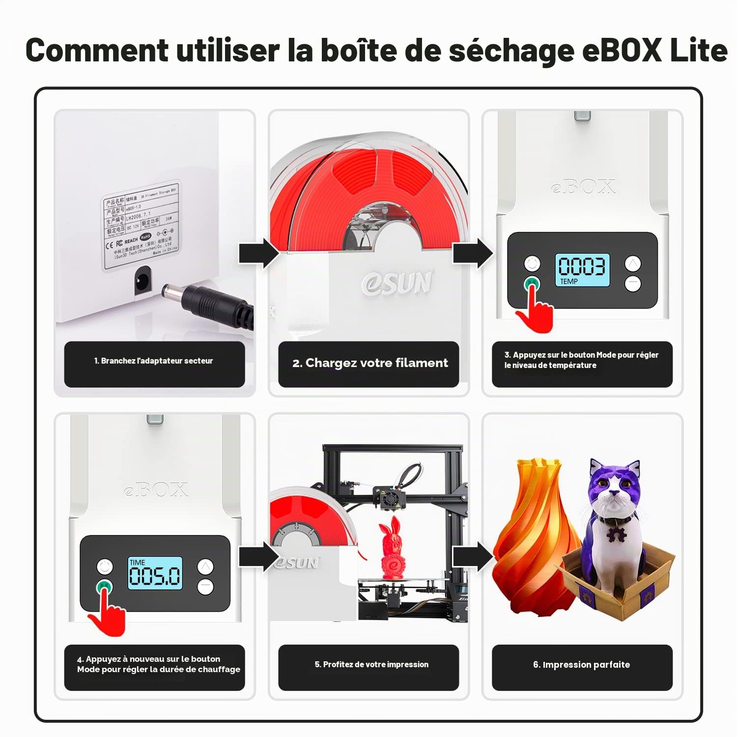 esun-ebox-lite-bo-te-de-s-chage-filament-avec-support-bobine image 5