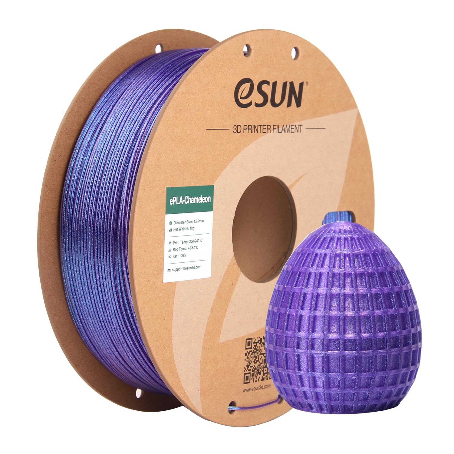 esun-epla-chameleon-filament-pla-1-75-mm-1kg-violet-n-buleux image 1