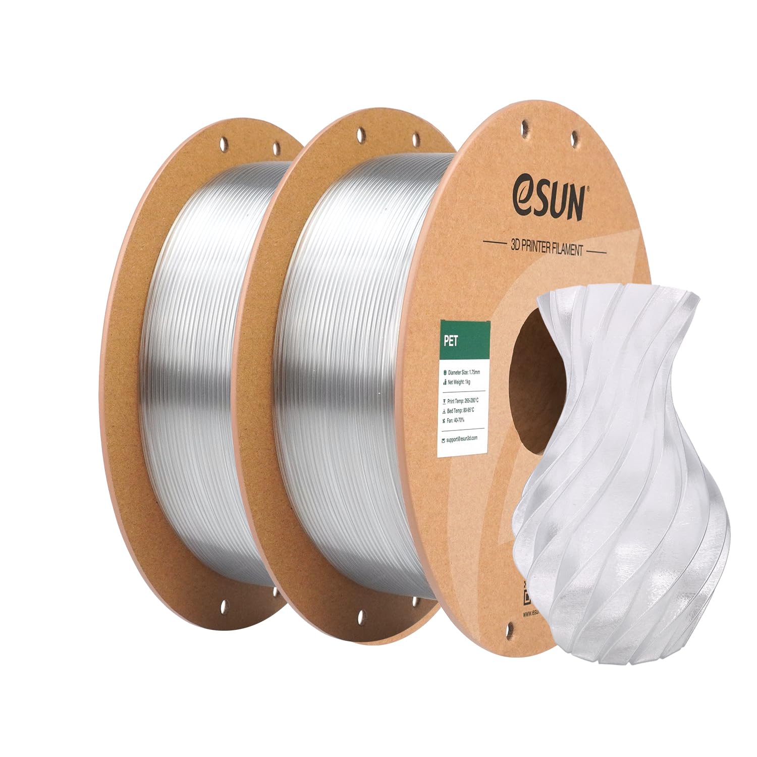 esun-filament-pet-1-75-mm-lot-4-x-1-kg-noir-blanc image 6