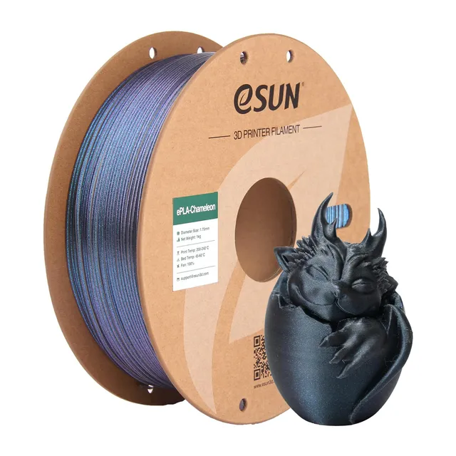 esun-epla-chameleon-filament-pla-1-75-mm-1kg-tech-noir image 1