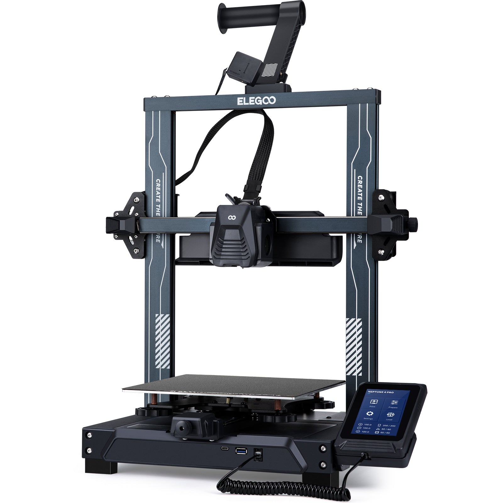 elegoo-neptune-4-pro-imprimante-3d-fdm-500-mm-s-klipper-225x225x265-mm image 2