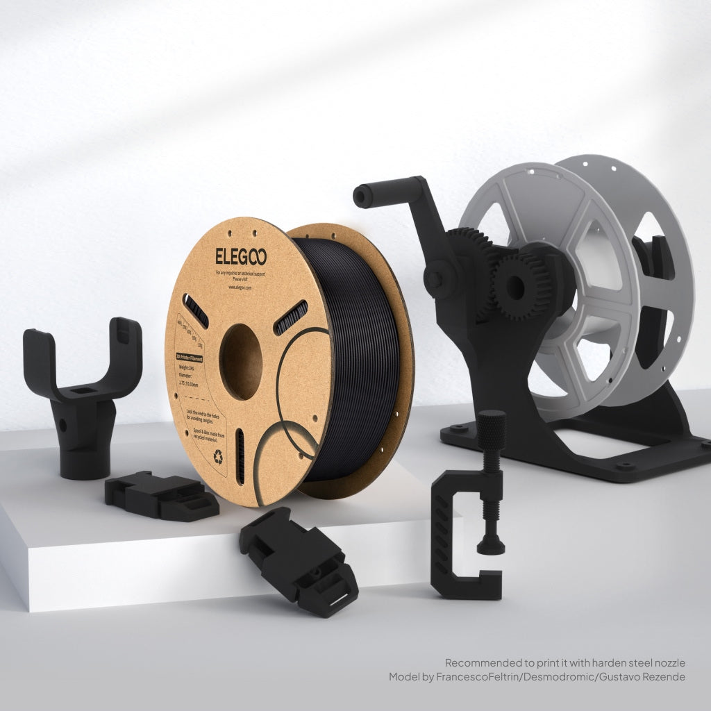 elegoo-pla-cf-filament-3d-renforc-fibre-de-carbone image 6
