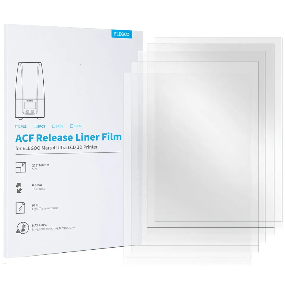 elegoo-film-acf-pour-mars-4-ultra-225x160-mm-lot-de-5 image 1