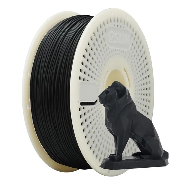 esun-espool-kit-recharge-filament-pla-mat-1-75mm-1kg-bobine-noir-fonc image 1