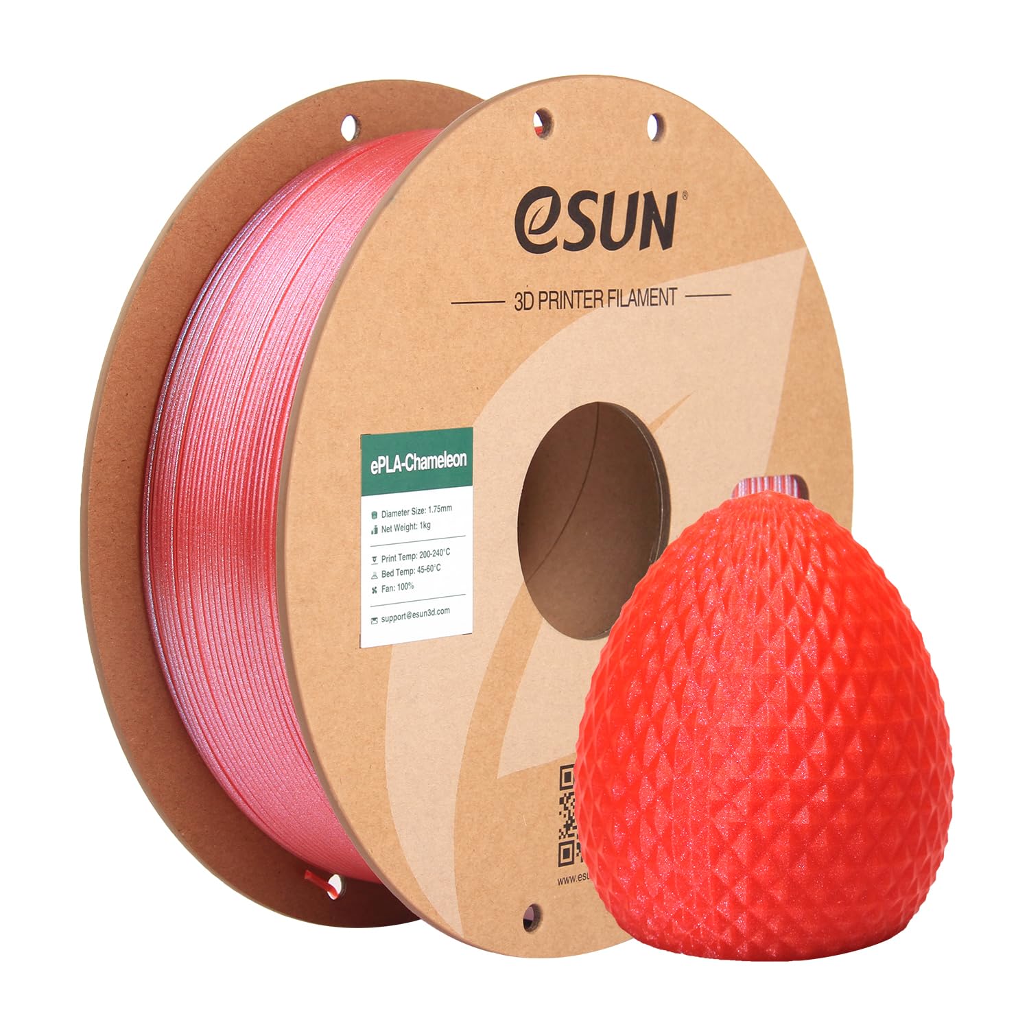 esun-epla-chameleon-1-75mm-1kg-rouge-framboise image 1