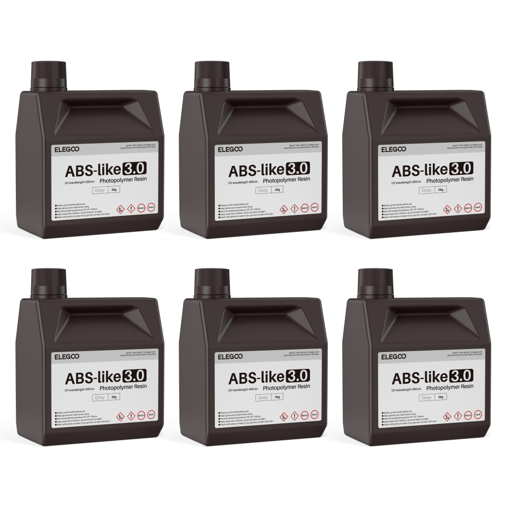 elegoo-abs-like-resin-v3-0-pack-6-x-2-kg image 1