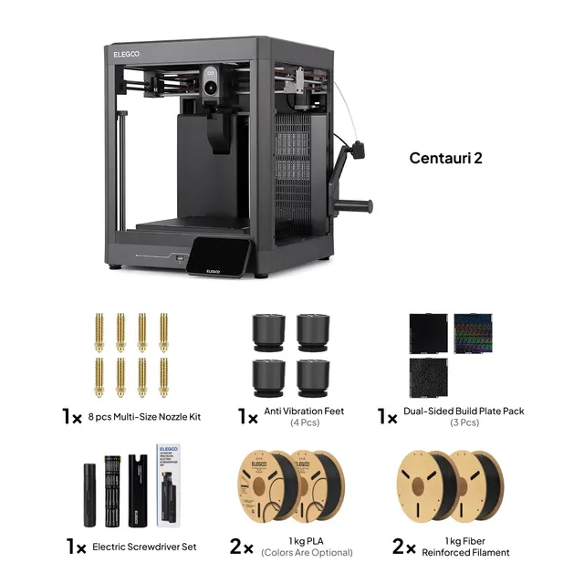 elegoo-centauri-2-all-in-one-bundle-imprimante-3d-fdm-avec-accessoires-et-pla image 1