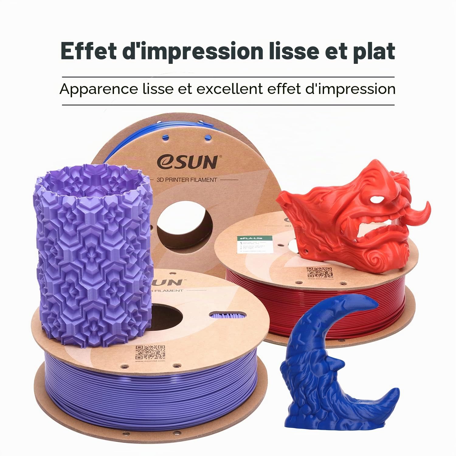 esun-filament-pla-lite-1-75-mm-1-kg-bleu-pour-imprimante-3d-fdm image 2