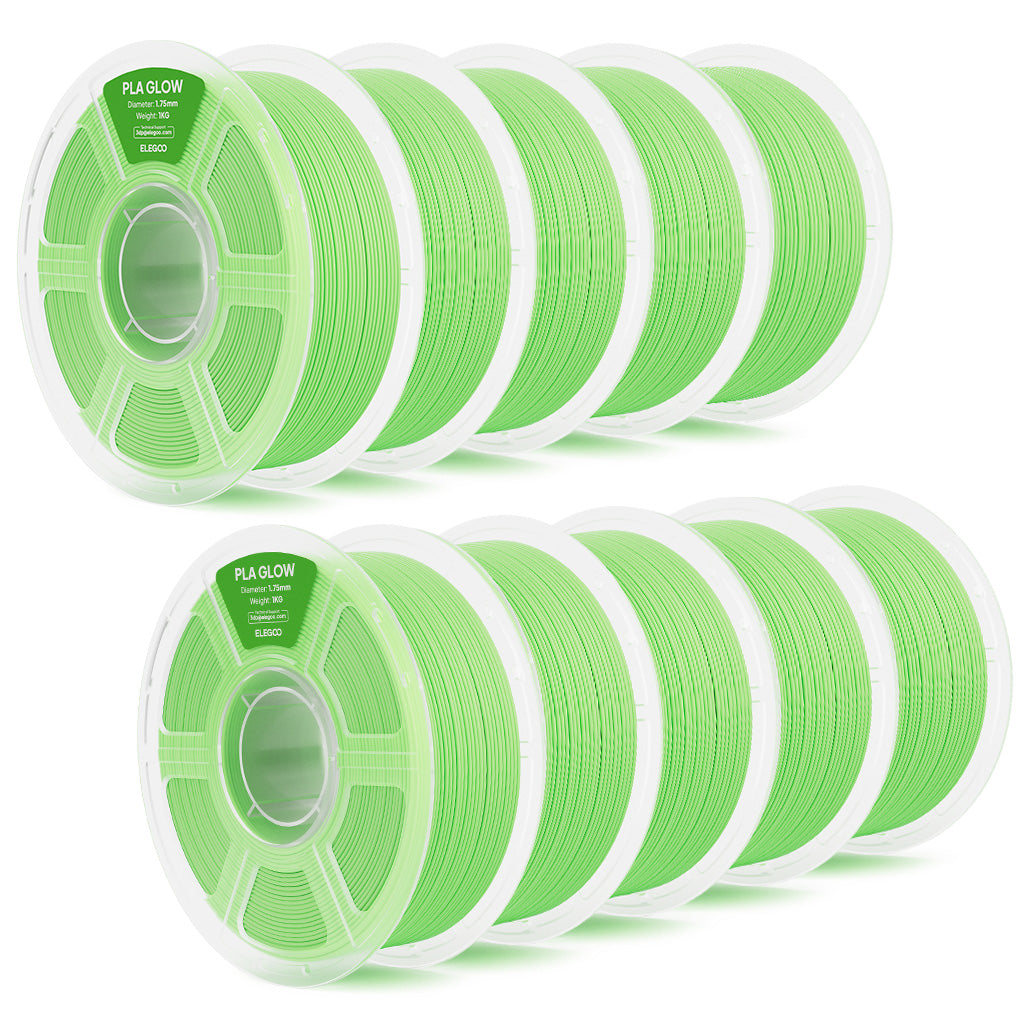elegoo-pla-glow-10-kg-filament-phosphorescent image 2