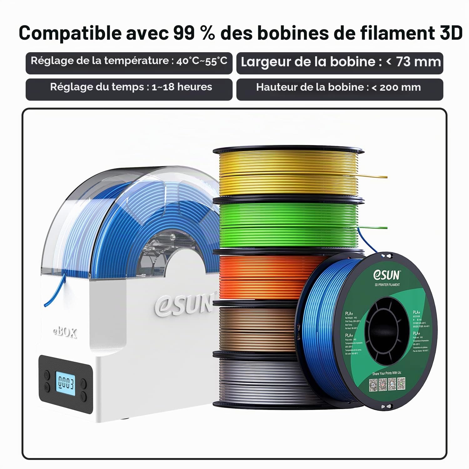 esun-ebox-lite-bo-te-de-s-chage-filament-3d-40-55-c image 5