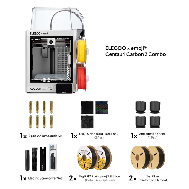 elegoo-centauri-carbon-2-combo-pack-tout-en-un-imprimante-3d-fdm-accessoires image 1