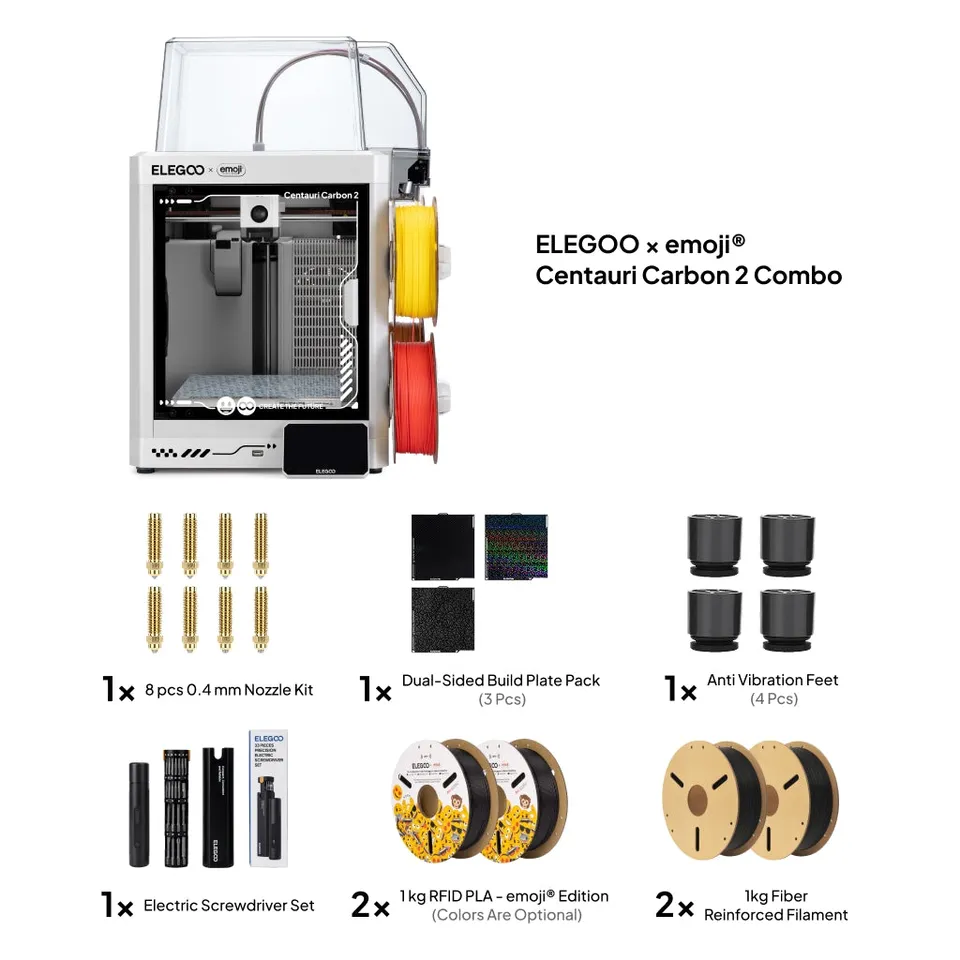 elegoo-centauri-carbon-2-combo-pack-tout-en-un-imprimante-3d-fdm-accessoires image 1