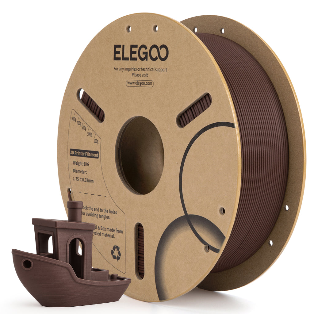 elegoo-pla-wood-filament-pla-effet-bois-finition-mate-naturelle image 4