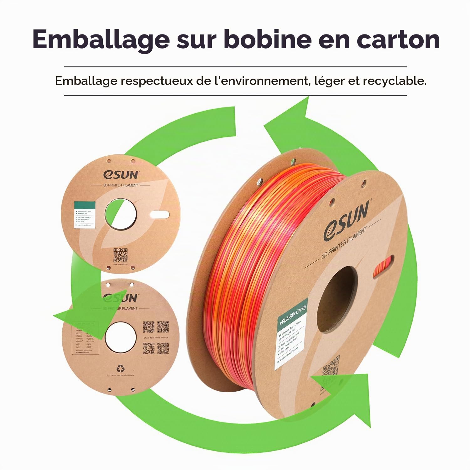 esun-pla-silk-candy-filament-1-75-mm-1kg-rouge-or image 7