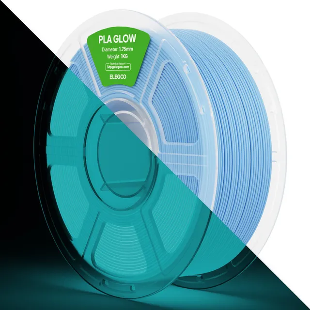 elegoo-pla-glow-filament-pla-phosphorescent-1-75-mm-pour-impression-3d-fdm image 1