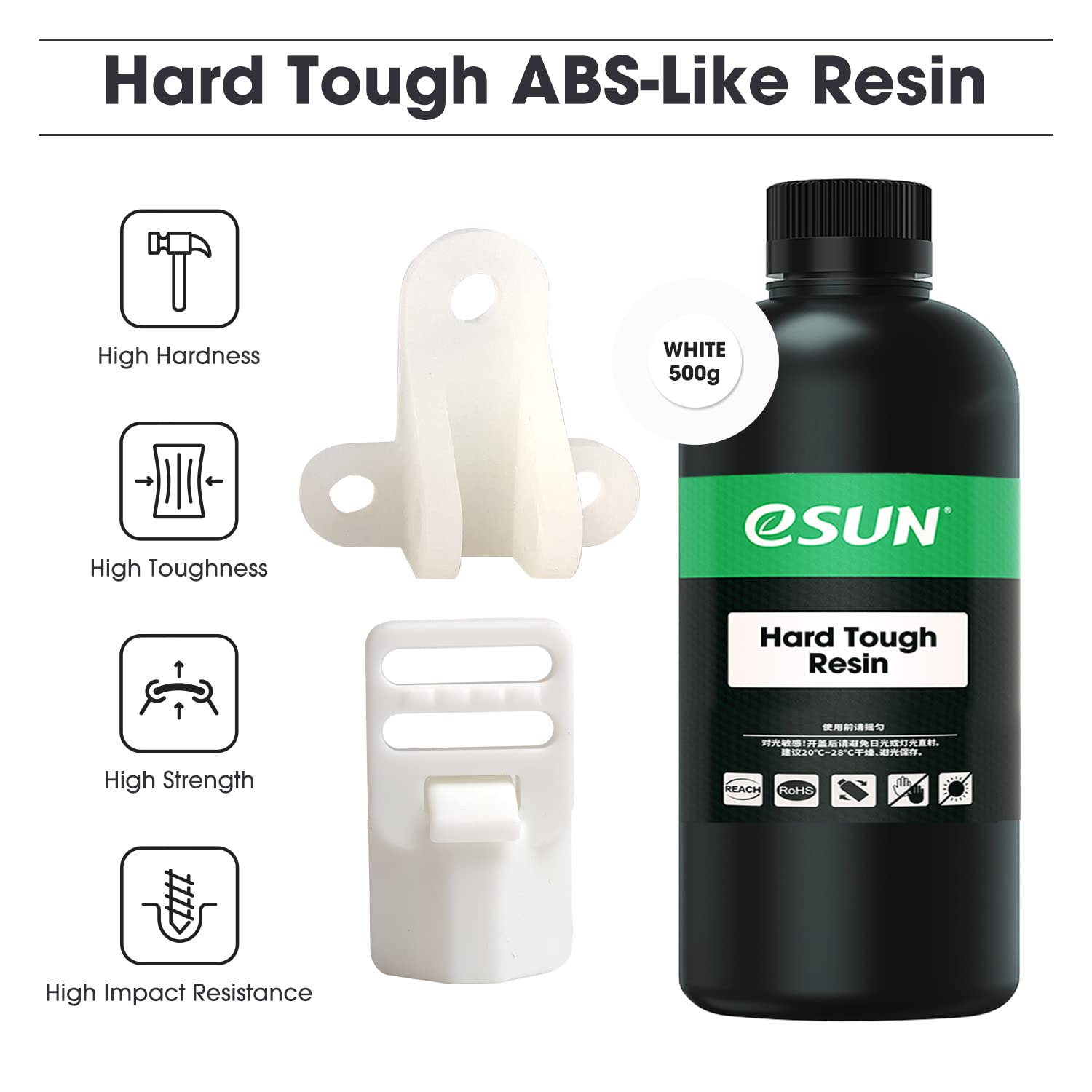 esun-r-sine-abs-like-405nm-pour-impression-3d-lcd-500g-blanc image 2