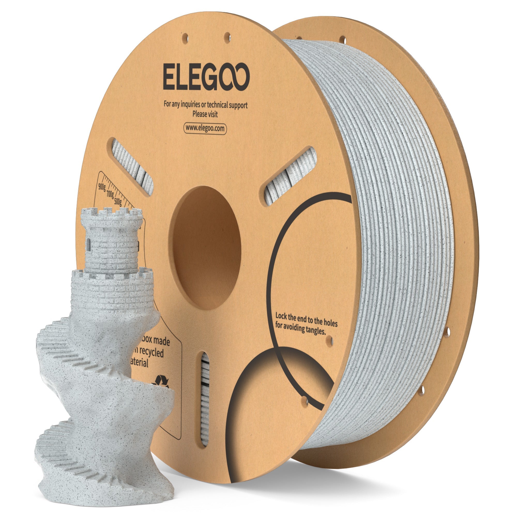 elegoo-pla-marble-filament-effet-pierre-marbre image 2