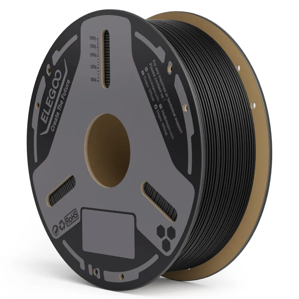 elegoo-pla-cf-filament-3d-renforc-fibre-de-carbone image 1