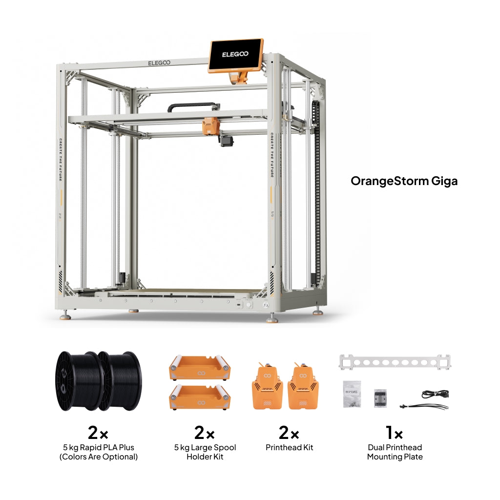 elegoo-orangestorm-giga-kit-double-extrusion-mise-niveau-fdm-grand-format image 2