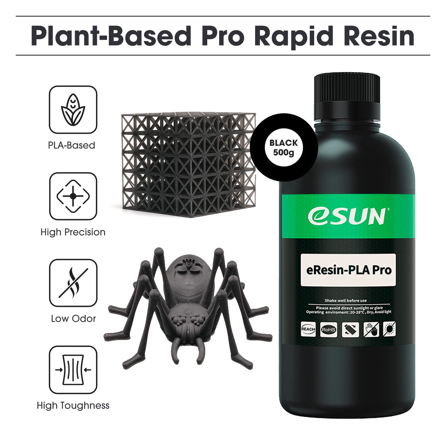 esun-eresin-pla-pro-r-sine-plant-based-pro-405nm-500g-noir image 2