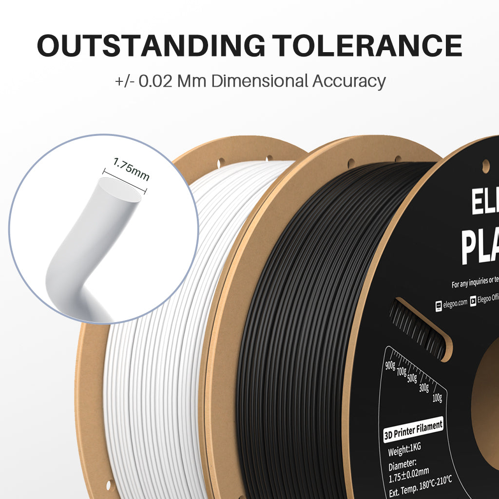 elegoo-pla-pro-filament-1-75-mm-noir-1-kg-filament-pour-imprimante-3d-fdm image 2