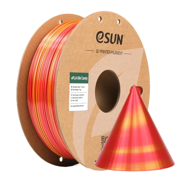 esun-pla-silk-candy-filament-1-75-mm-1kg-rouge-or image 1
