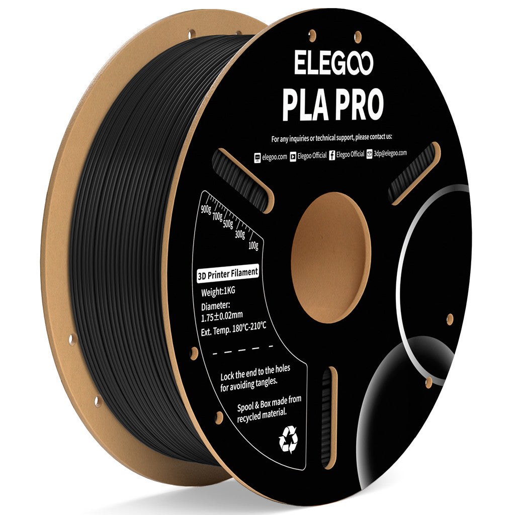 elegoo-pla-pro-1-kg-1-75-mm-noir-filament-rigide-de-pr-cision-0-02-mm image 8