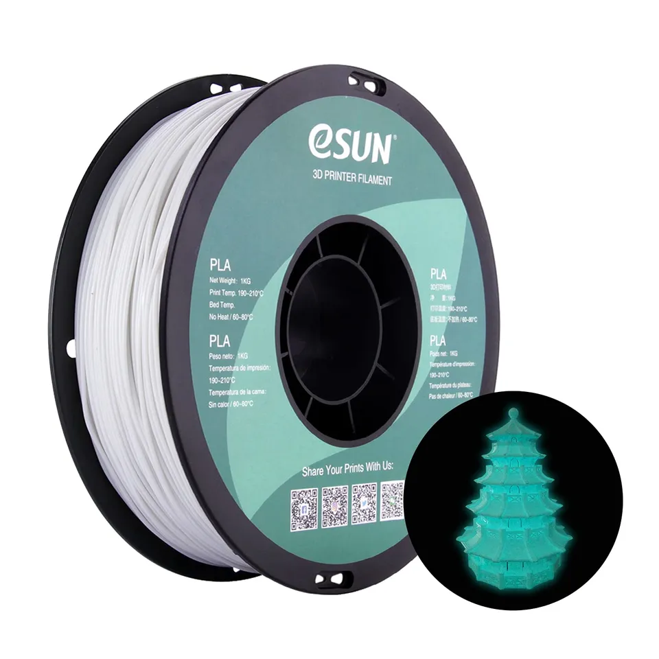 esun-pla-phosphorescent-glow-in-the-dark-1-75mm-1kg-bleu-lumineux image 1