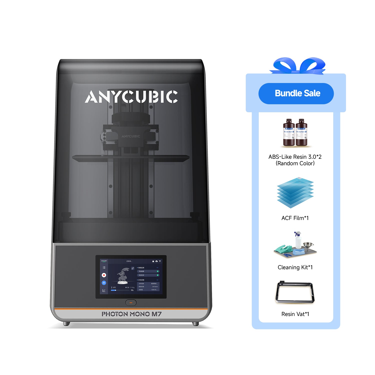 anycubic-photon-mono-m7-affordable-starter-bundle-pack-d-marrage-r-sine image 1