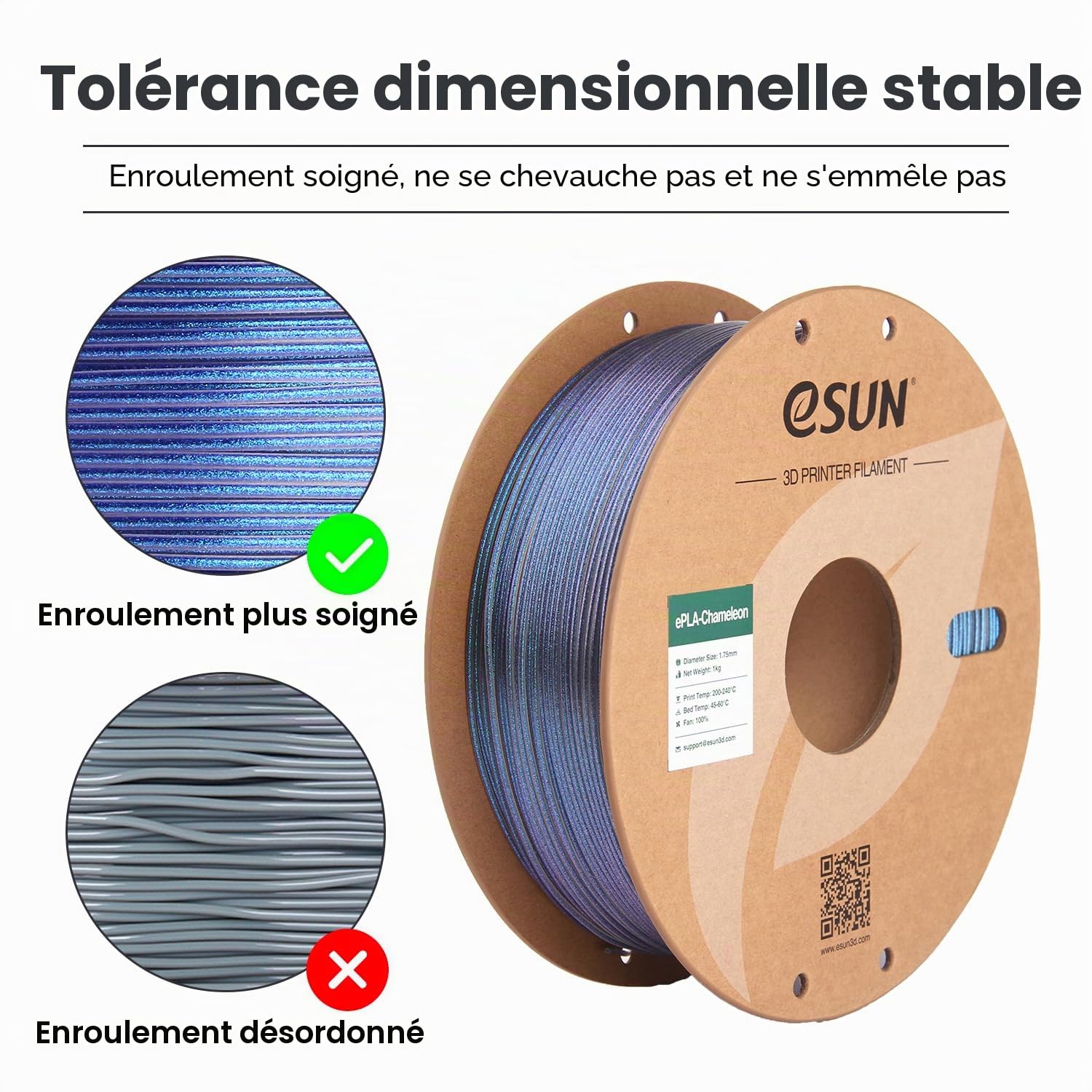 esun-epla-chameleon-1-75mm-1kg-bleu-galaxie image 2