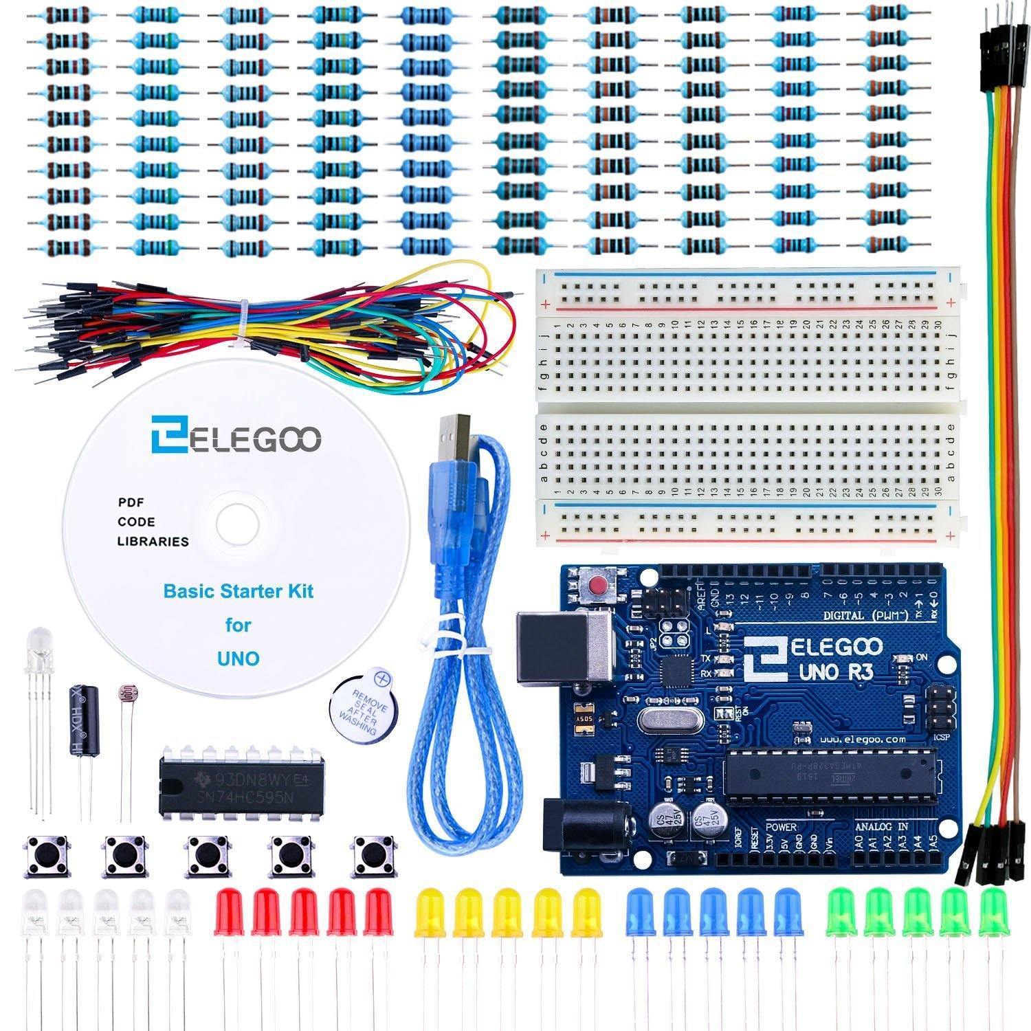 elegoo-uno-r3-kit-de-base-pour-arduino-kit-lectronique-d-butant image 1