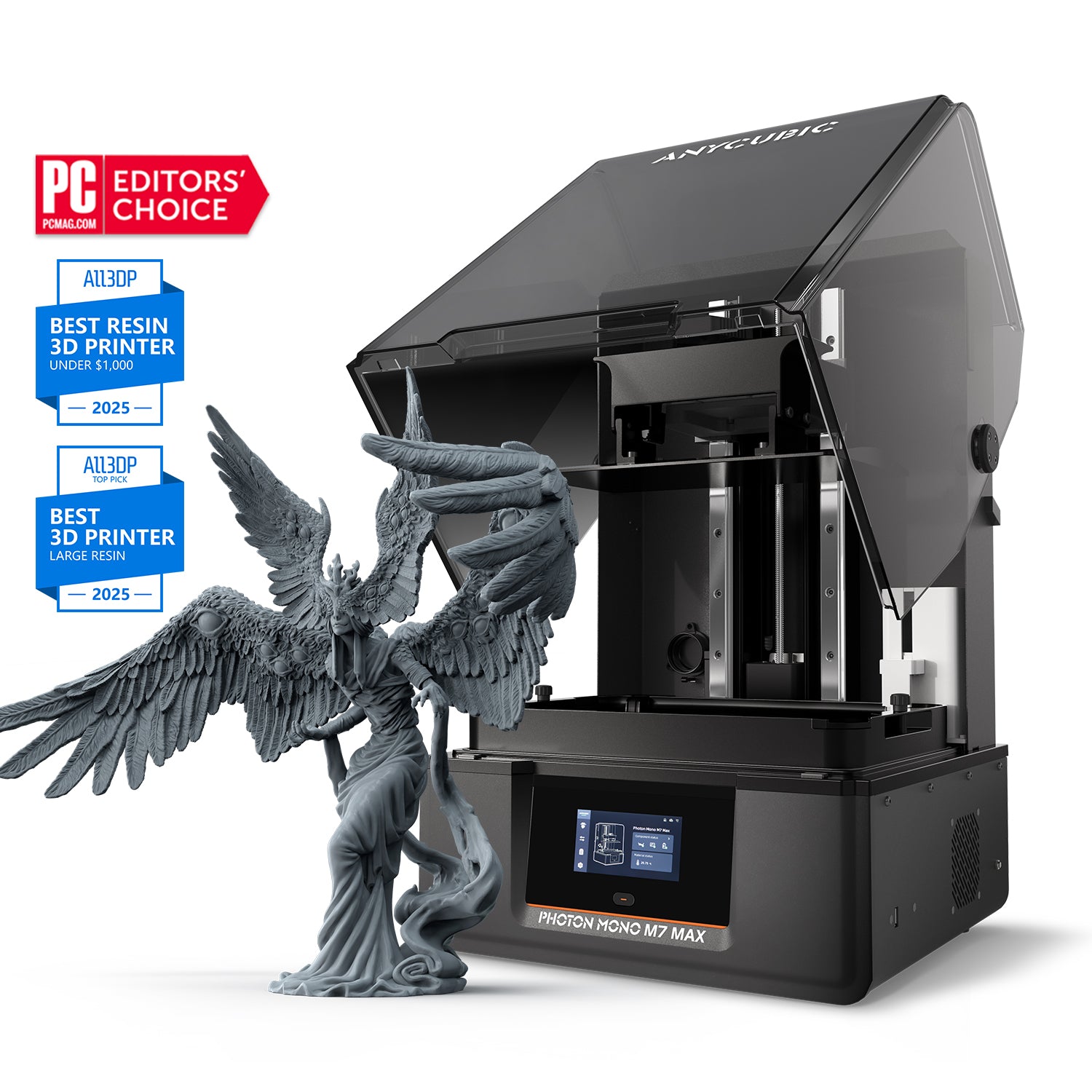 anycubic-photon-mono-m7-max-imprimante-3d-r-sine-lcd-grand-format-wash-cure image 1