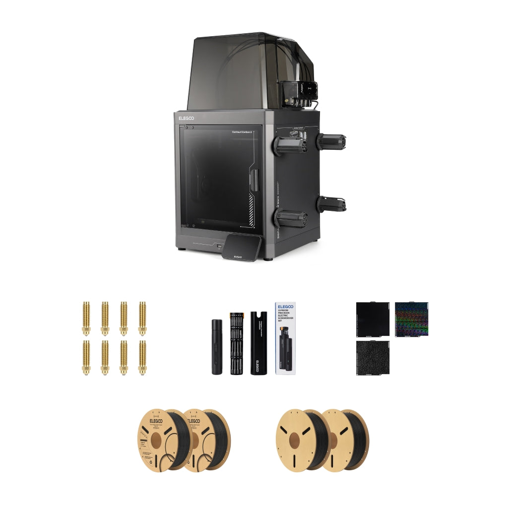 elegoo-centauri-carbon-2-combo-bundle-tout-en-un-imprimante-fdm-multicolore-kit- image 2