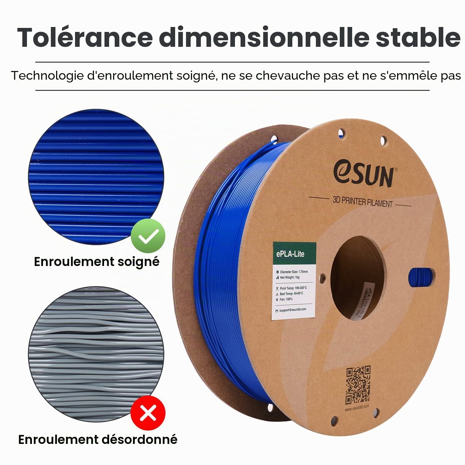 esun-filament-pla-lite-1-75-mm-1-kg-bleu-pour-imprimante-3d-fdm image 5