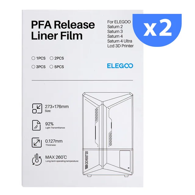elegoo-film-pfa-pour-saturn-4-4-ultra-4-ultra-16k-lot-de-10-pi-ces-273-x-176-mm image 1