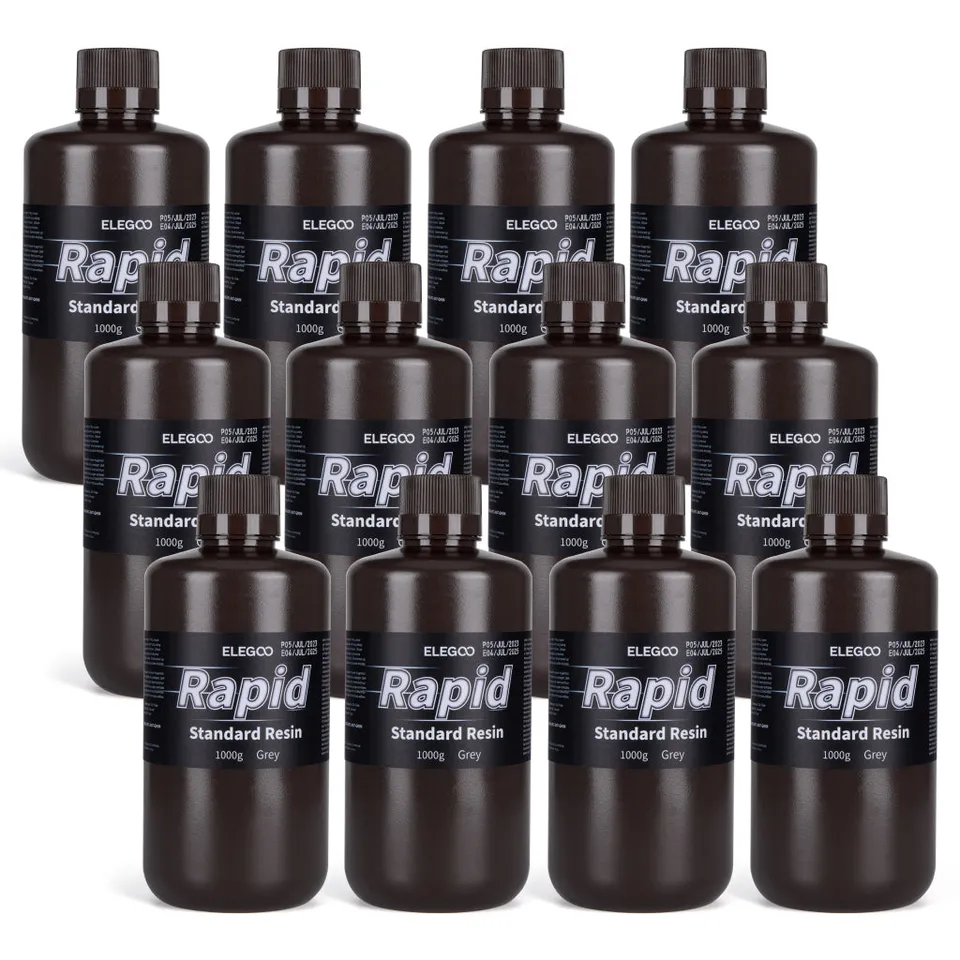 elegoo-rapid-standard-resin-grise-12-kg-r-sine-uv-405-nm image 1