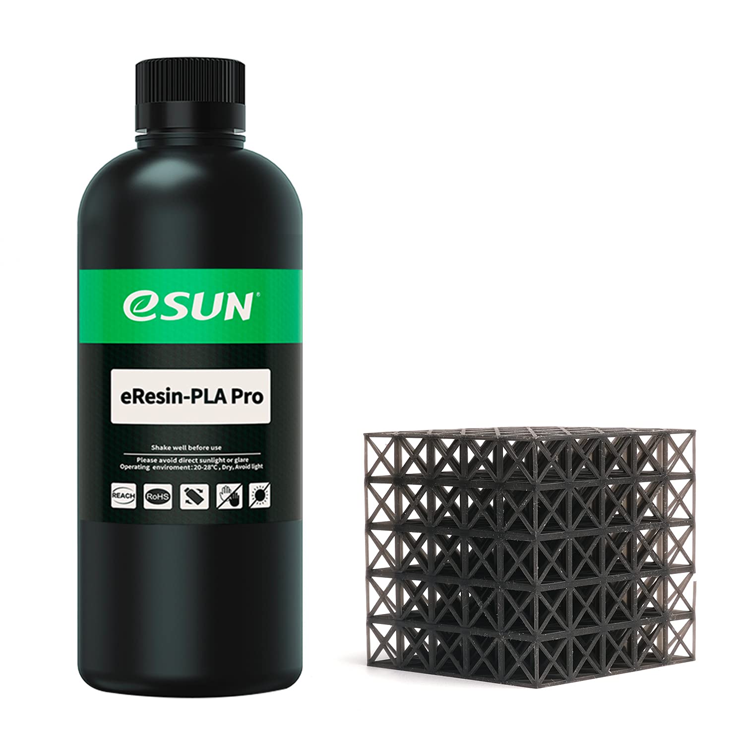esun-r-sine-plant-based-pro-1000g-noir-pour-imprimante-3d-r-sine-405nm image 1
